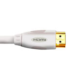 2.5m HDMI 2.0 Cable, compatible with Apple - Premium White HDMI Cable (2WH2.5)
