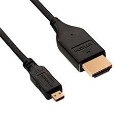 1.5m Micro HDMI to HDMI Cable - MICRO HDMI to HDMI CABLE (BHMC1.5)