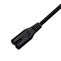 1m UK Mains Plug to Figure 8 IEC C7 10A (UKC7A1)