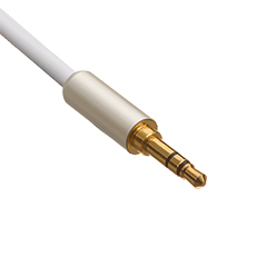 2.5m Ultimate Platinum 3.5mm to 3.5mm White Audio Cable. (UPA2.5)