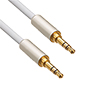 20 Pack 7m Ultimate Platinum 3.5mm to 3.5mm White Audio Cable (SPUCA7)