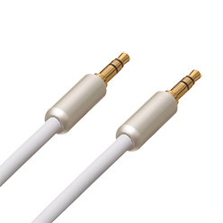 2m Ultimate Platinum 3.5mm to 3.5mm White Audio Cable. (UPA2)